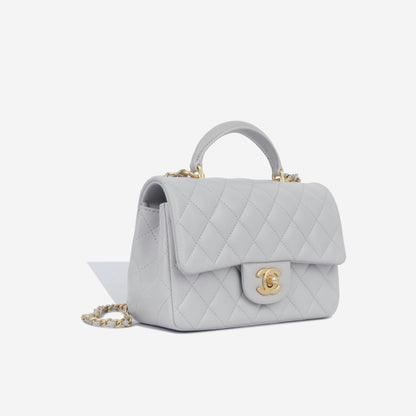 Chanel Classic Flap Lambskin Black Shoulder Bag Style 328