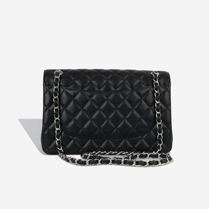 Chanel Classic Flap Caviar Black Shoulder Bag Style 9