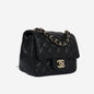 Chanel Classic Flap Lambskin Black Shoulder Bag Style 213