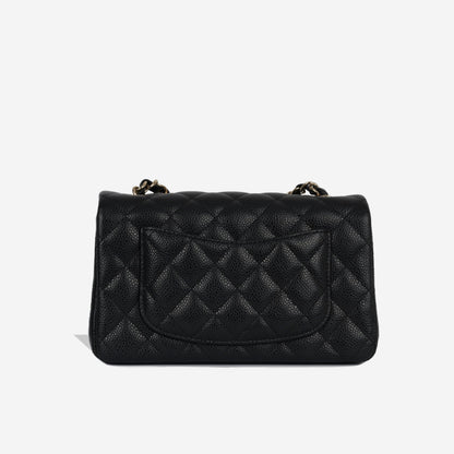 Chanel Classic Flap Caviar Black Shoulder Bag Style 91