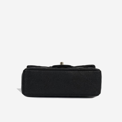 Chanel Classic Flap Caviar Black Shoulder Bag Style 91