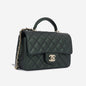 Chanel Classic Flap Lambskin Gold Shoulder Bag Style 122