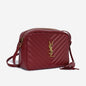 Saint Laurent Lou Calfskin Red Crossbody