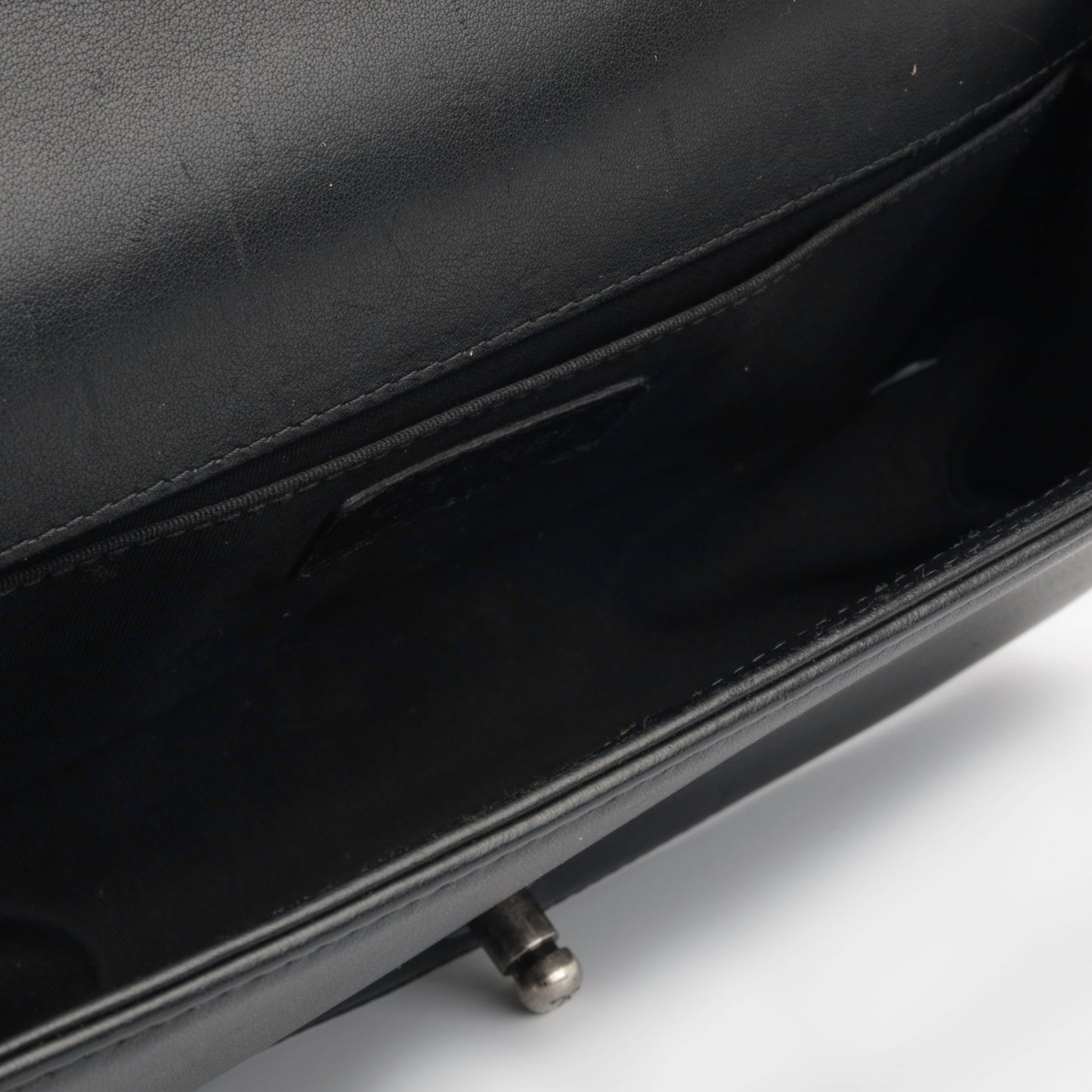 Chanel Boy Bag Lambskin Black Shoulder Bag Style 34