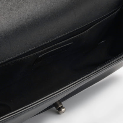 Chanel Boy Bag Lambskin Black Shoulder Bag Style 34