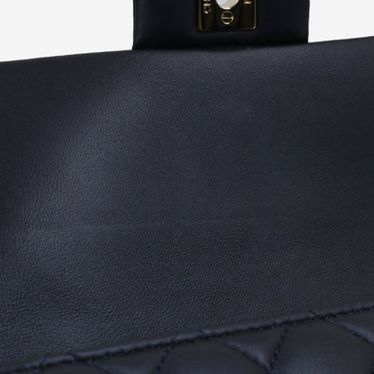Chanel Classic Flap Lambskin Gold Shoulder Bag Style 121