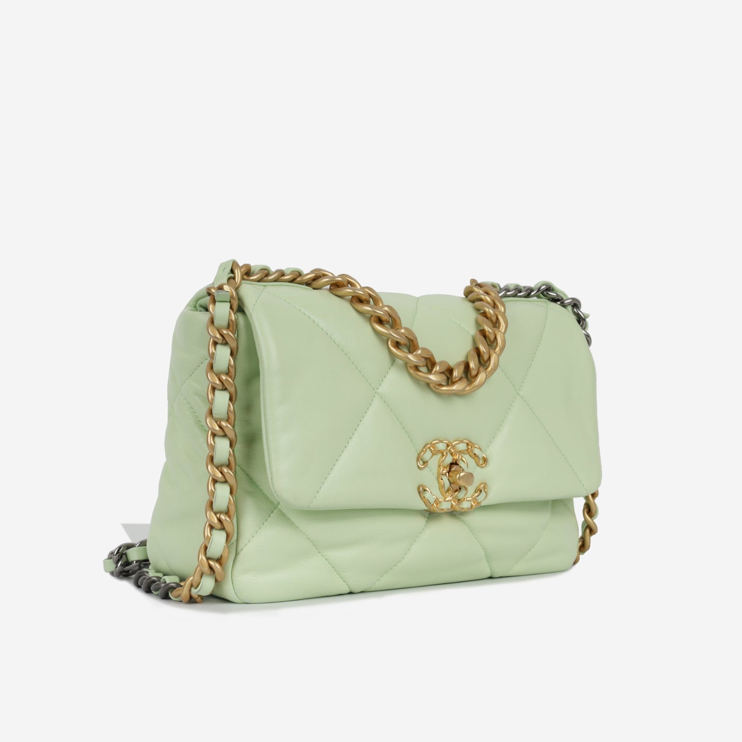 Chanel Chanel 19 Lambskin Gold Shoulder Bag Style 8