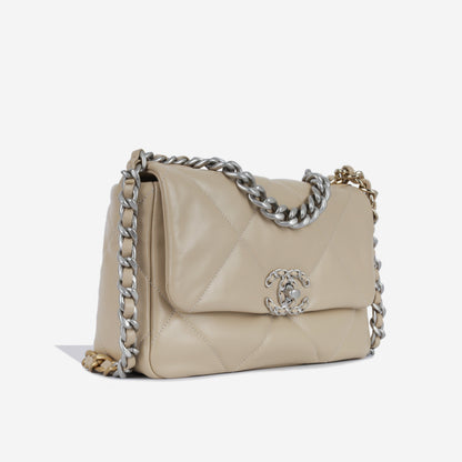 Chanel Chanel 19 Leather Gold Shoulder Bag