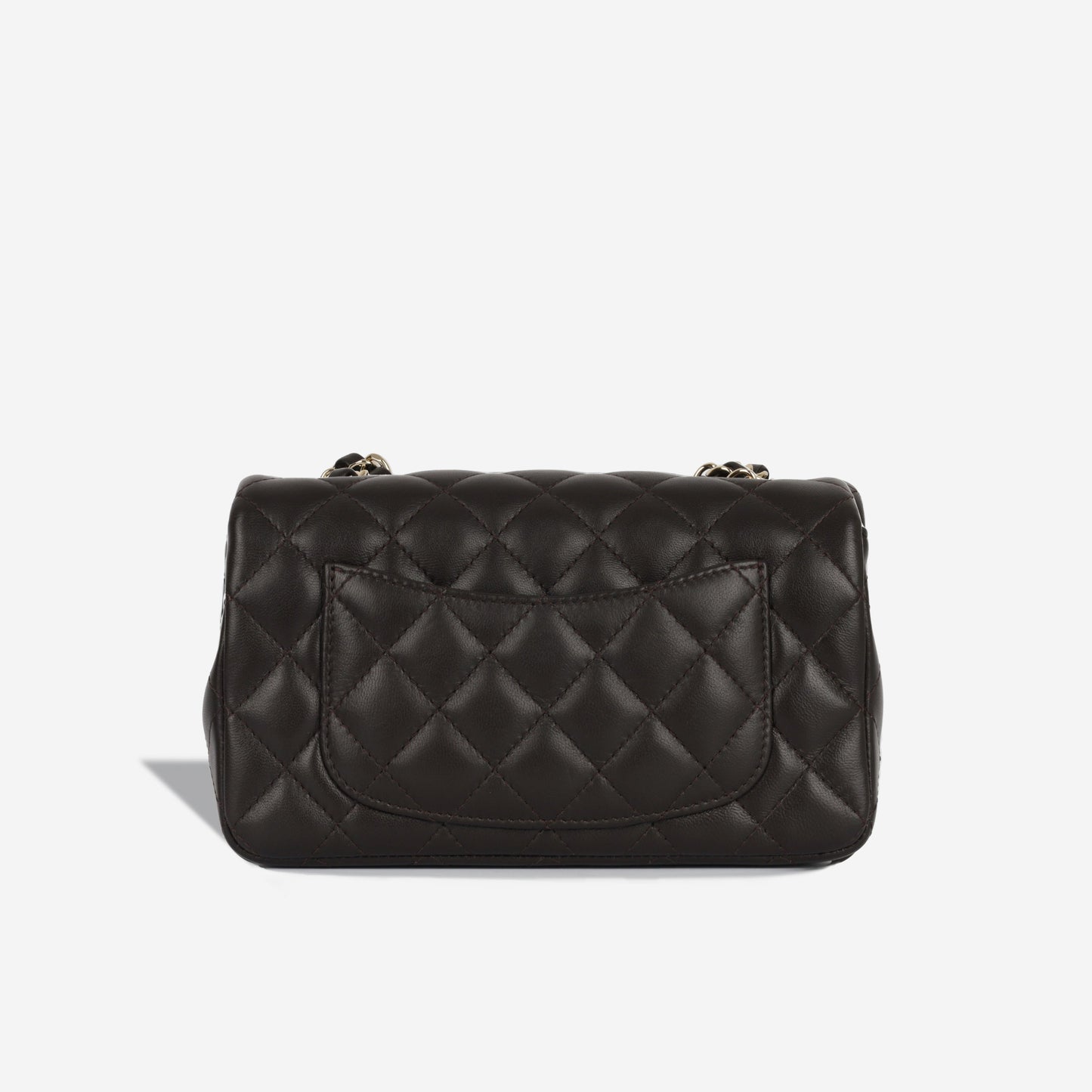 Chanel Classic Flap Lambskin Brown Shoulder Bag Style 2