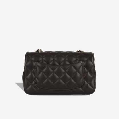 Chanel Classic Flap Lambskin Brown Shoulder Bag Style 2