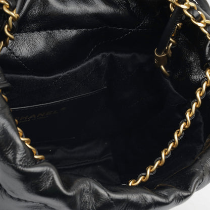 Chanel Chanel 22 Calfskin Black Shoulder Bag Style 4
