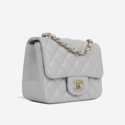 Chanel Classic Flap Lambskin Gold Shoulder Bag Style 85