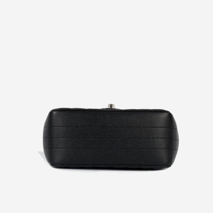 Chanel Classic Flap Caviar Black Shoulder Bag Style 114
