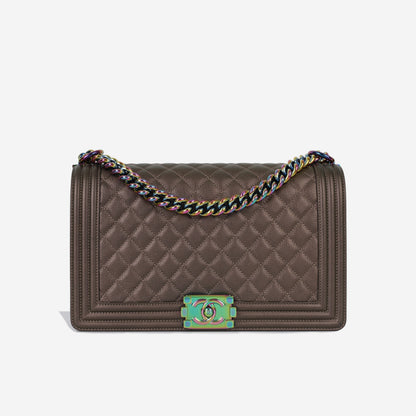 Chanel Boy Bag Calfskin Shoulder Bag