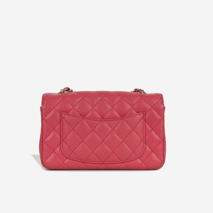Chanel Classic Flap Lambskin Gold Shoulder Bag Style 45