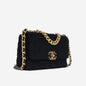 Chanel Chanel 19 Tweed Black Shoulder Bag Style 2