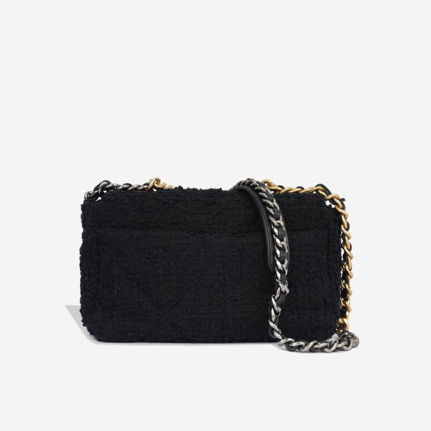 Chanel Chanel 19 Tweed Black Shoulder Bag