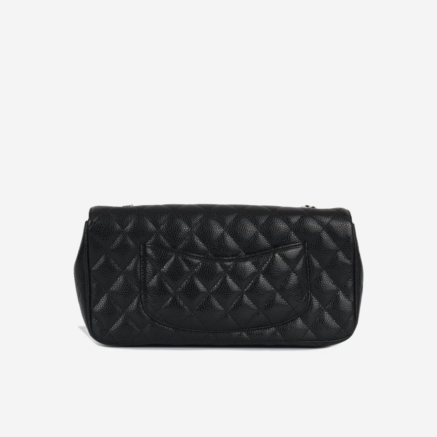 Chanel Classic Flap Lambskin Black Shoulder Bag Style 286