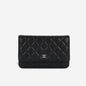 Chanel Wallet On Chain Lambskin Black Crossbody Style 8