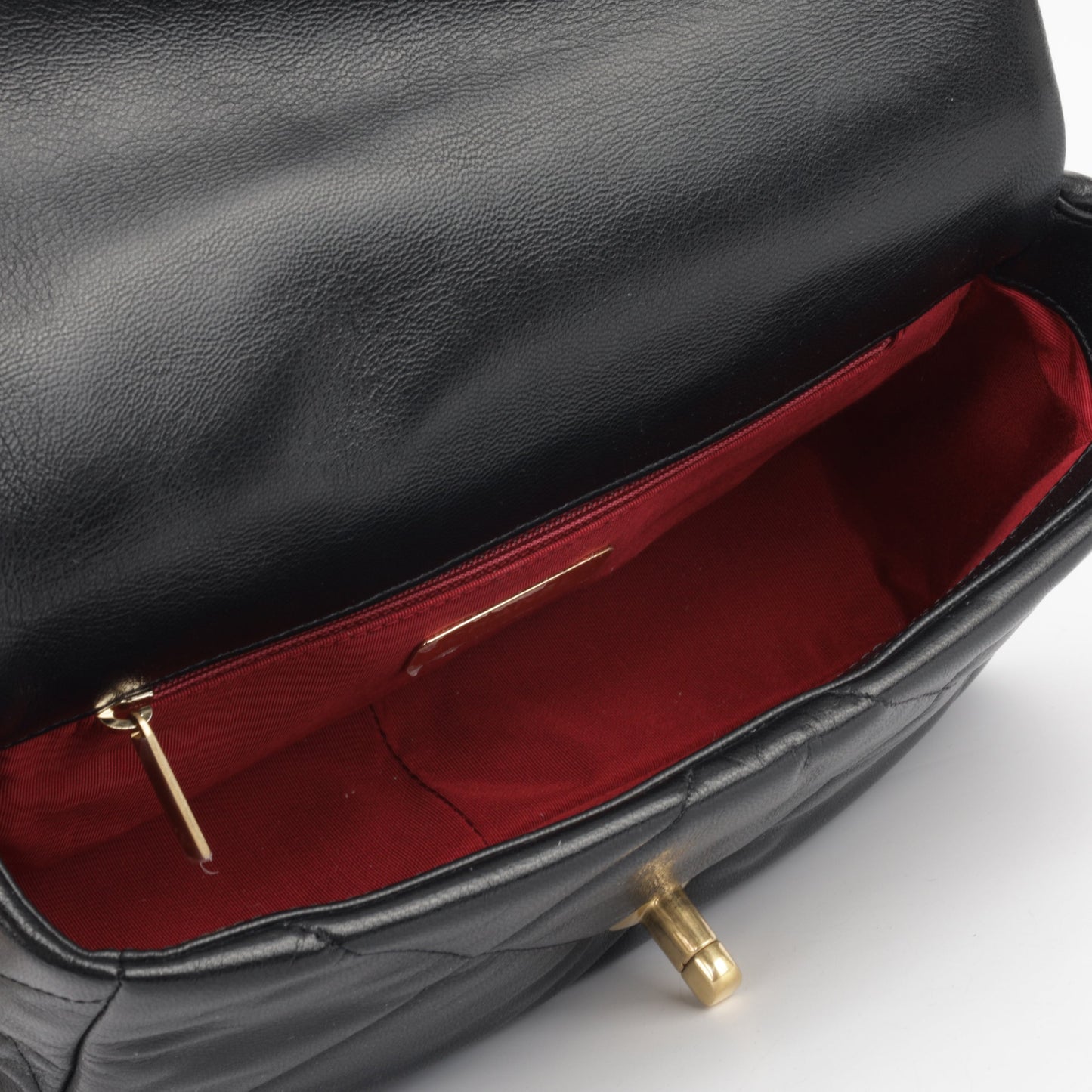 Chanel Chanel 19 Lambskin Black Shoulder Bag Style 13