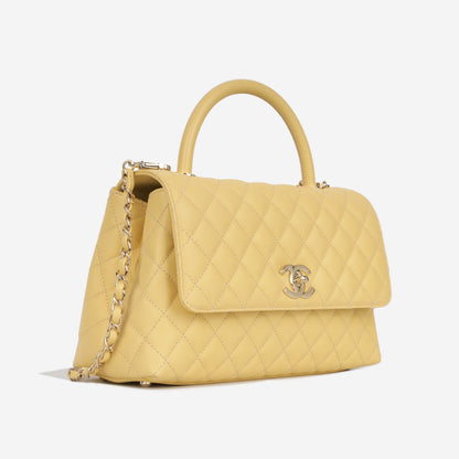 Chanel Coco Handle Caviar Gold Shoulder Bag Style 2