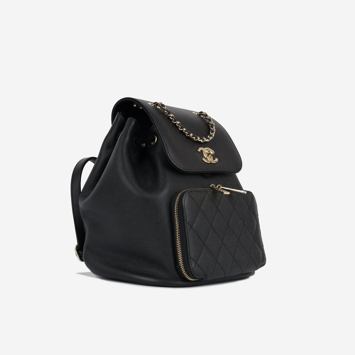 Chanel Business Affinity Caviar Black Backpack