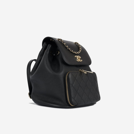 Chanel Business Affinity Caviar Black Backpack