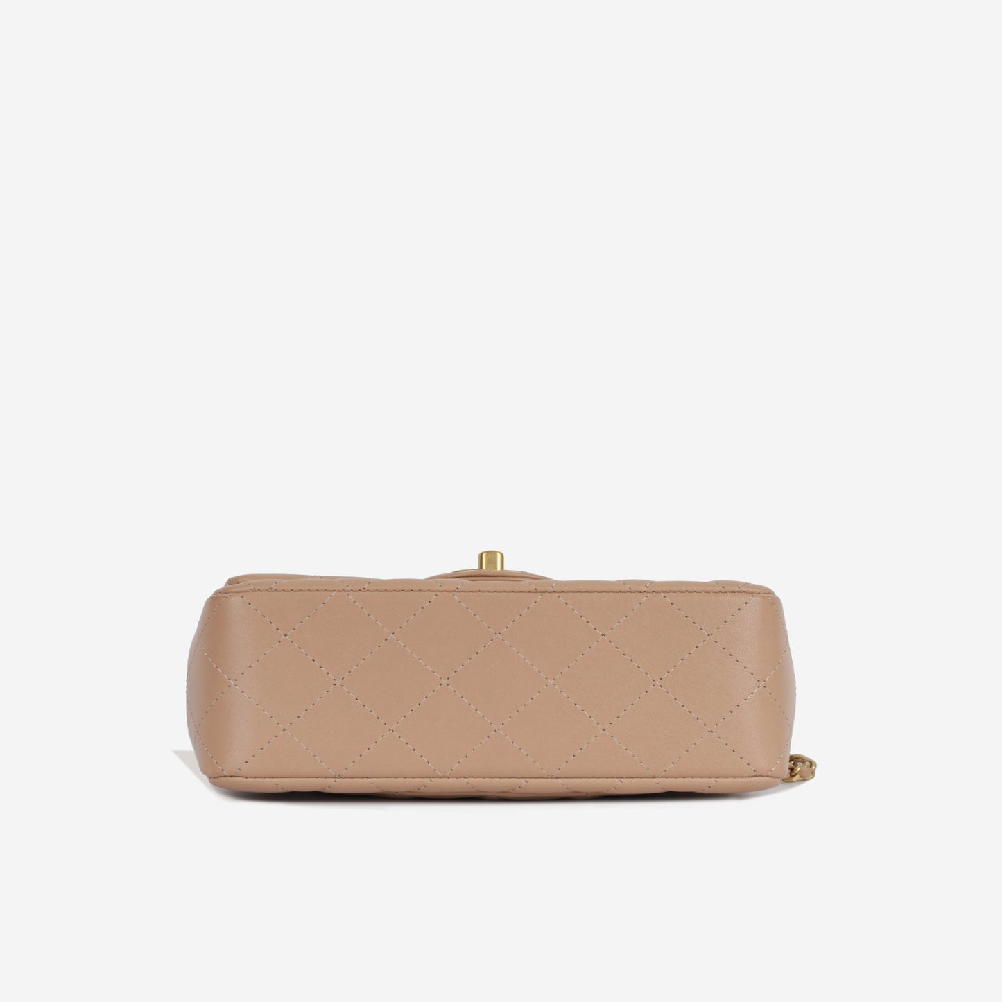 Chanel Classic Flap Lambskin Gold Shoulder Bag Style 129