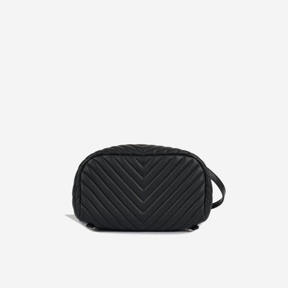 Chanel Classic Flap Lambskin Black Shoulder Bag Style 304