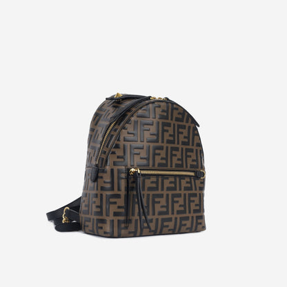 Fendi Mini Zucca Brown Backpack