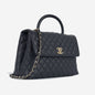 Chanel Coco Handle Caviar Gold Shoulder Bag Caviar