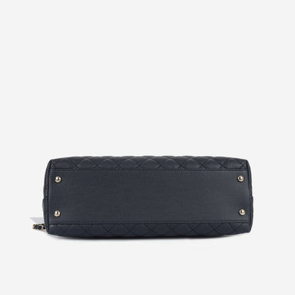Chanel Coco Handle Caviar Gold Shoulder Bag Caviar