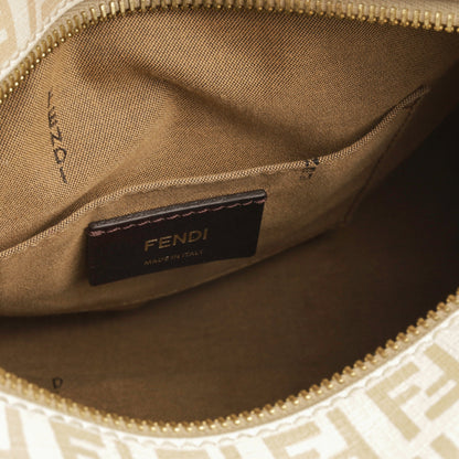 Fendi Luxury Canvas Cream Handbag