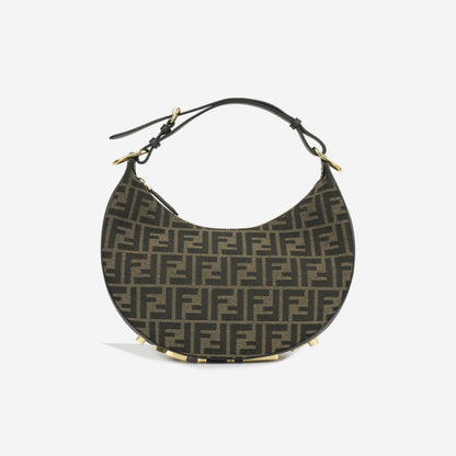 Fendi Fendigraphy Jacquard Red Shoulder Bag