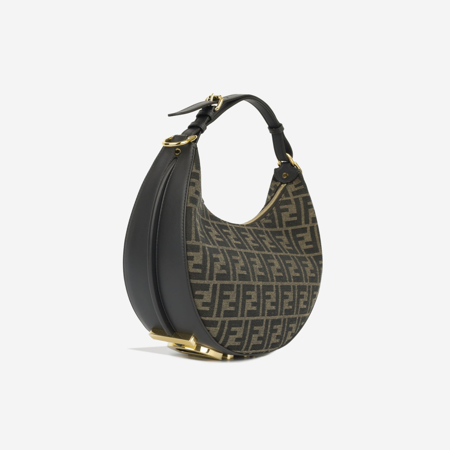 Fendi Fendigraphy Jacquard Red Shoulder Bag