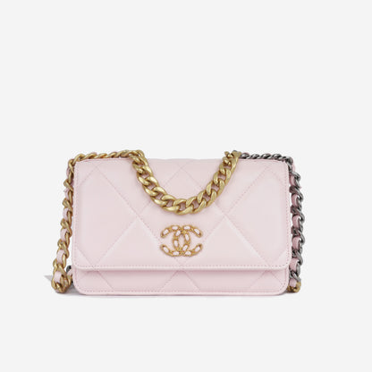 Chanel Wallet On Chain Lambskin Gold Crossbody