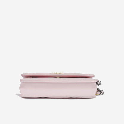 Chanel Wallet On Chain Lambskin Gold Crossbody
