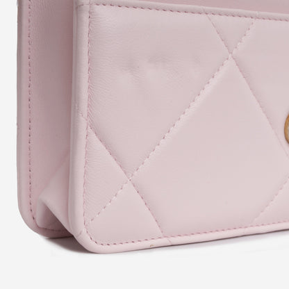 Chanel Wallet On Chain Lambskin Gold Crossbody