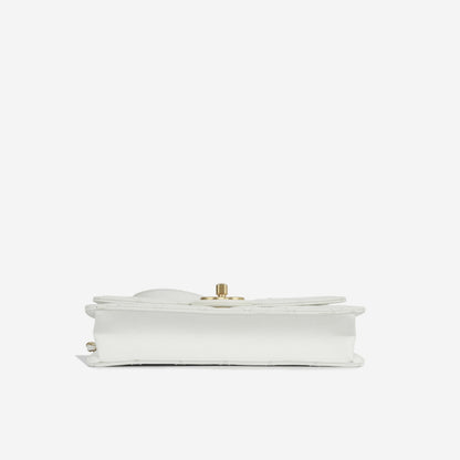 Chanel Classic Flap Lambskin Gold Shoulder Bag Style 112