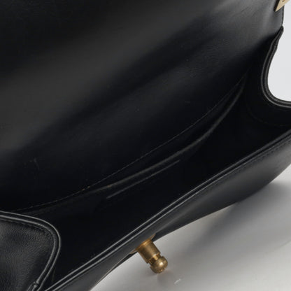 Chanel Boy Bag Lambskin Black Shoulder Bag Style 50