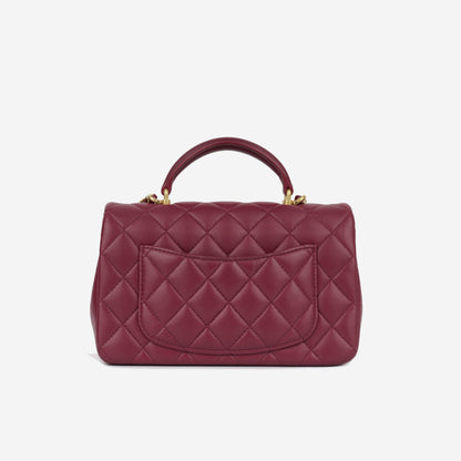 Chanel Classic Flap Lambskin Black Shoulder Bag Style 336
