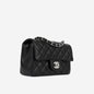 Chanel Classic Flap Lambskin Black Shoulder Bag Style 130