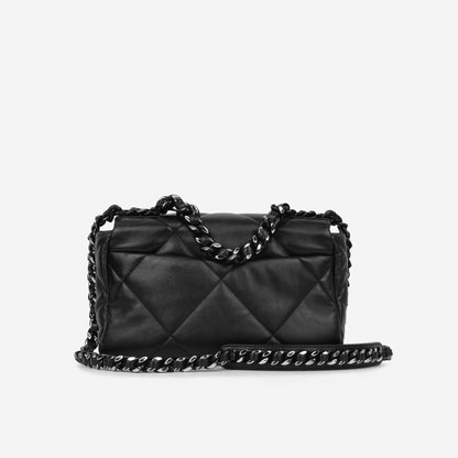 Chanel Chanel 19 Lambskin Black Shoulder Bag Style 10