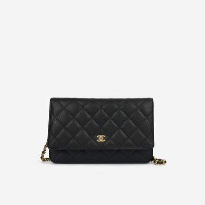 Chanel Wallet On Chain Caviar Black Crossbody Style 6