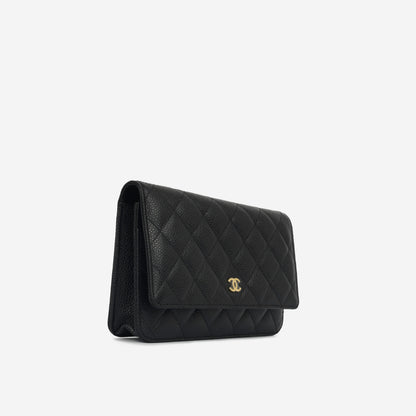 Chanel Wallet On Chain Caviar Black Crossbody Style 6