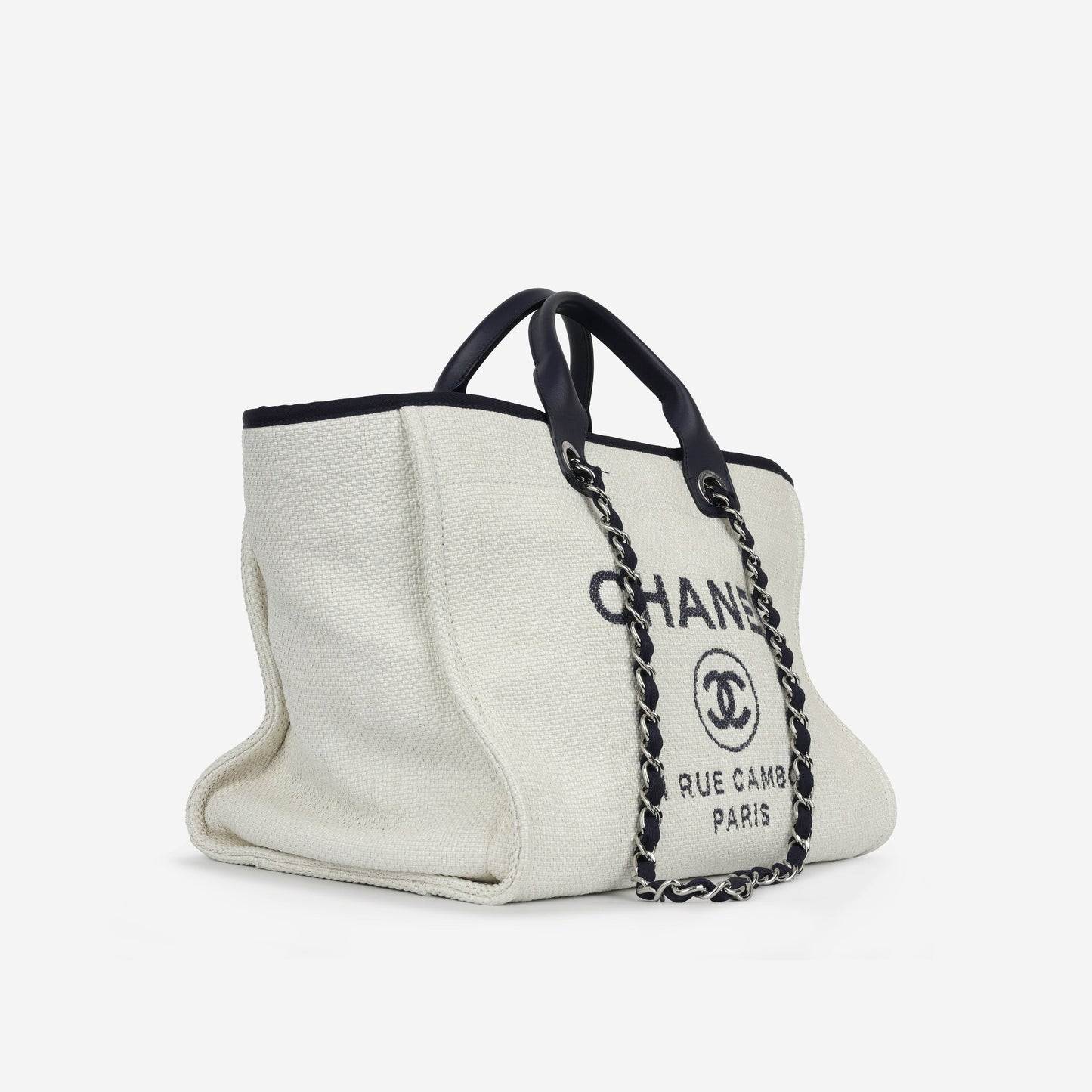 Chanel Cambon Calfskin Gold Tote Bag