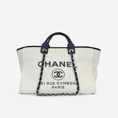 Chanel Cambon Calfskin Gold Tote Bag