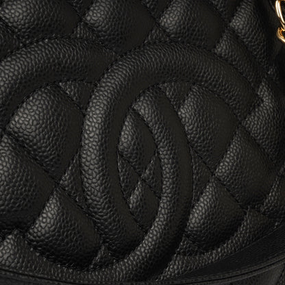 Chanel Shopping Tote Caviar Black Tote Bag Style 4