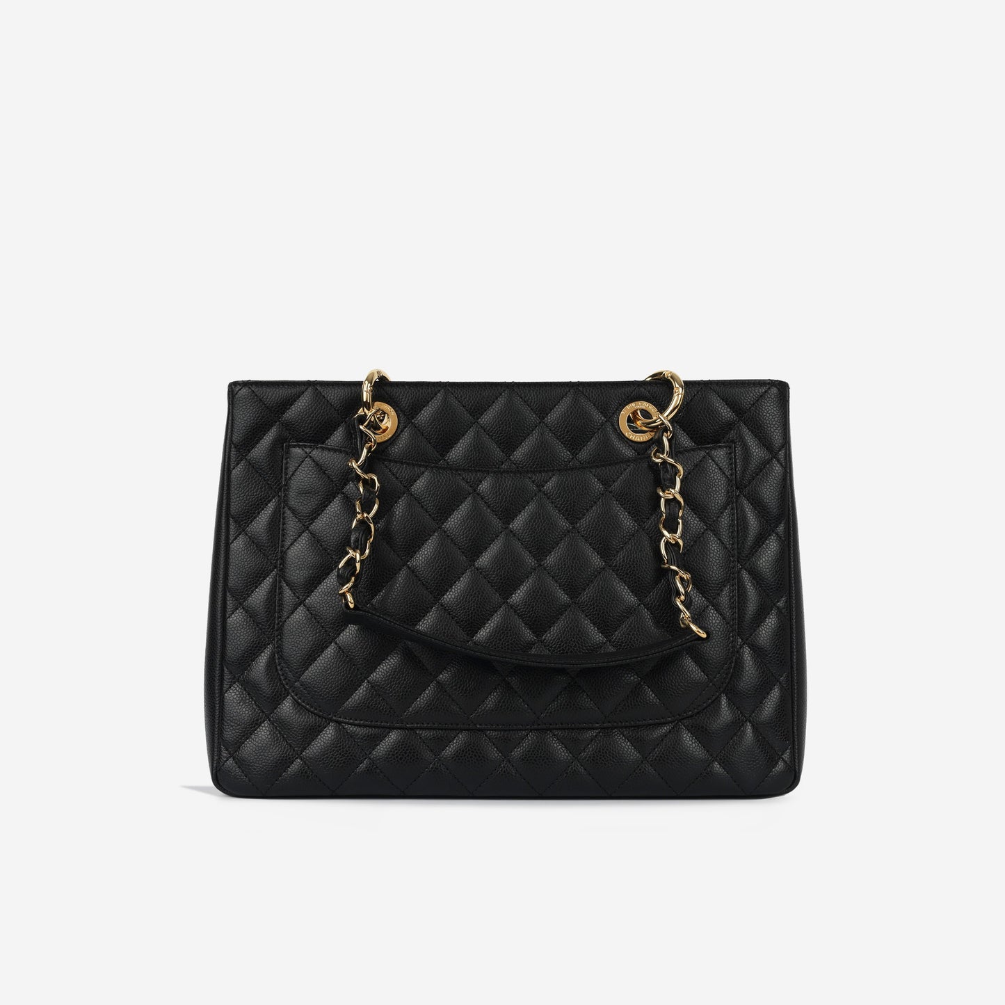Chanel Shopping Tote Caviar Black Tote Bag Style 4