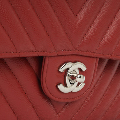 Chanel Classic Flap Lambskin Gold Shoulder Bag Style 114